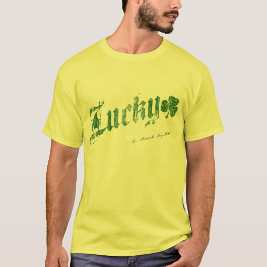 幸運なセントパトリックの日のTシャツ- 3 Tシャツ (正面)