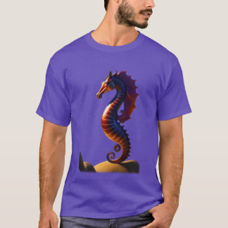 幸運なタツノオトシゴの友達 Tシャツ