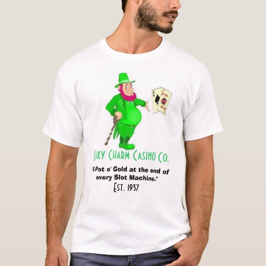 幸運なチャームのカジノCo. Tシャツ (正面)