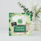 幸運なチャームデジタル妊娠の発表 案内状 (スタンド正面)