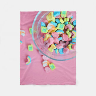 幸運なチャーム毛布 フリースブランケット