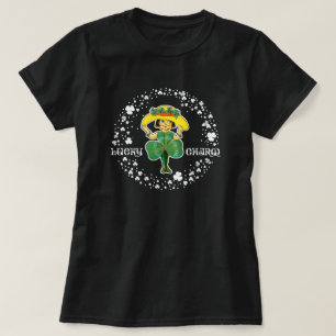 幸運なチャーム。 セントパトリックの日のギフトのTシャツ Tシャツ