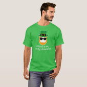 幸運なチャーム?St patricks day・レプラーヘン（濃色） Tシャツ (正面フル)
