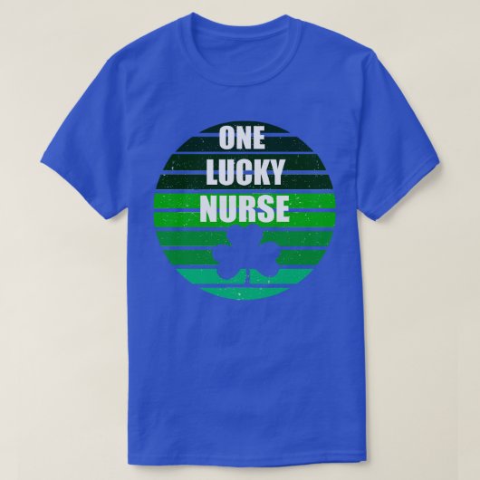 幸運なナース Tシャツ (デザイン正面)