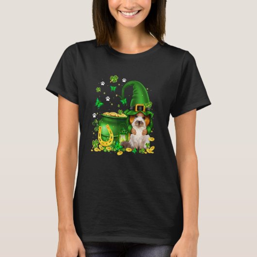 幸運なノーム U2013 ノームの抱擁 ペルシャ 長毛種の猫 S Tシャツ (正面)