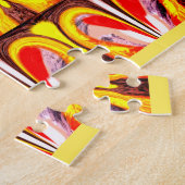 幸運なハート ジグソーパズル (側面)