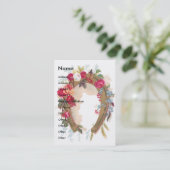 幸運なバラの蹄鉄のビクトリア時代の人貿易カード 名刺 (スタンド正面)