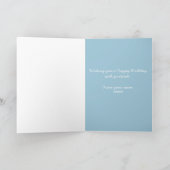 幸運なフクロウとのハッピーバースデーをカスタマイズ カード (内部)