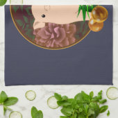 幸運なブタ キッチンタオル (折り畳み)