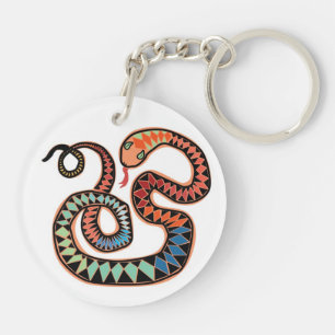 幸運なヘビのキーホルダー キーホルダー