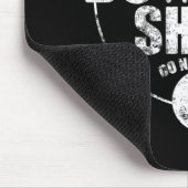 幸運なボーリングおもしろいギフトボウリングをする人、 クリケットの投手 マウスパッド (コーナー)