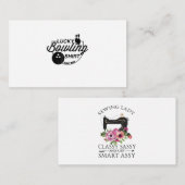 幸運なボーリングおもしろい贈与ボウリングをする人、 クリケットの投手 エンクロージャーカード (正面/裏面)