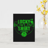 幸運なボーリングシャツボーのためのおもしろい引用文を洗わない カード (黄色い花)