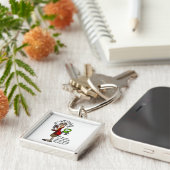 幸運なユーモアを解く キーホルダー (側面)