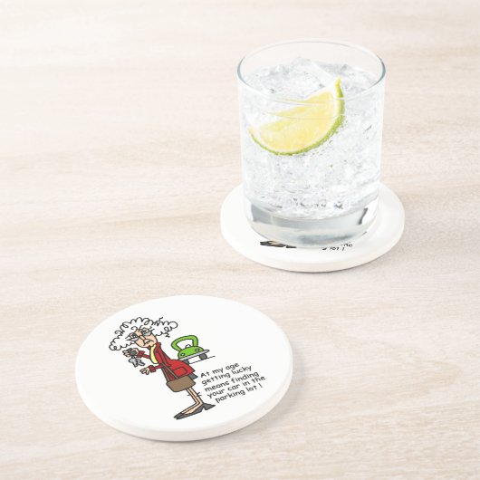 幸運なユーモアを解く コースター (側面)