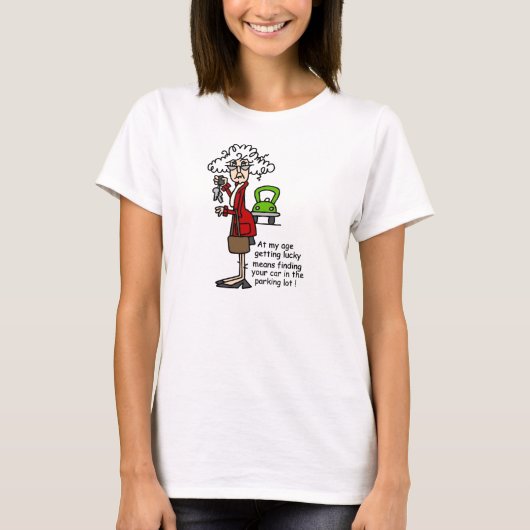幸運なユーモアを解く Tシャツ (正面)