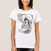 幸運なレイチェルおよびガチョウ Tシャツ (正面)