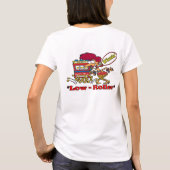 幸運なワイシャツ-女性の低ローラー Tシャツ (裏面)