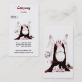 幸運な仏像名刺 名刺 (正面/裏面)