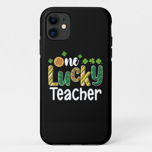 幸運な先生のためのセントパトリックデー 学校 Case-Mate iPhoneケース (裏面)