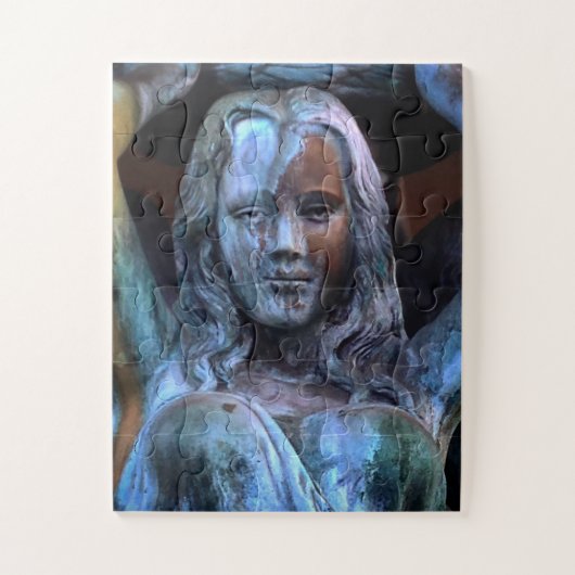 幸運な女性 ジグソーパズル (縦)