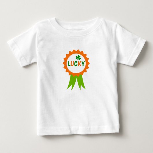 幸運な子ども ベビーTシャツ (正面)