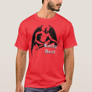 幸運な悪魔 Tシャツ