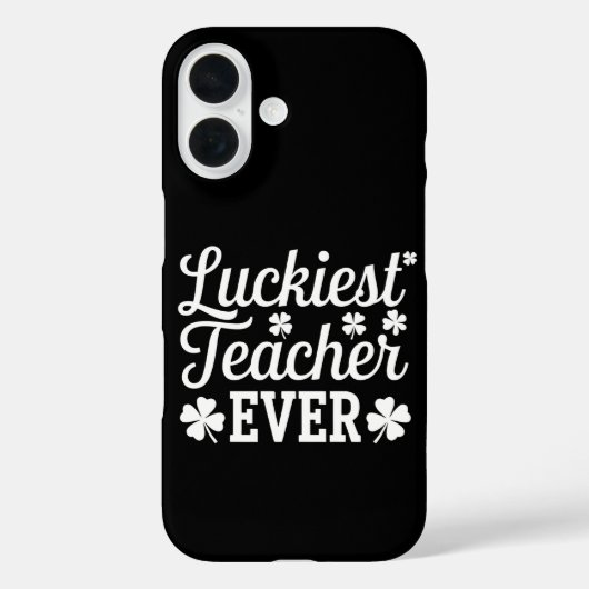 幸運な教師 セントパトリックデーのお祝い Case-Mate iPhoneケース (裏面)