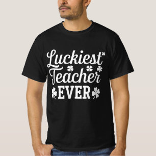 幸運な教師 セントパトリックデー Tシャツ