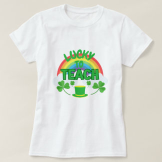 幸運な教職 - 聖パトリックの日の先生Tシャツ Tシャツ