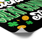 幸運な曾祖母シャムロック ラッキー ストリート ポスター (角)