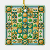 幸運な東洋オーナメント セラミックオーナメント (正面)