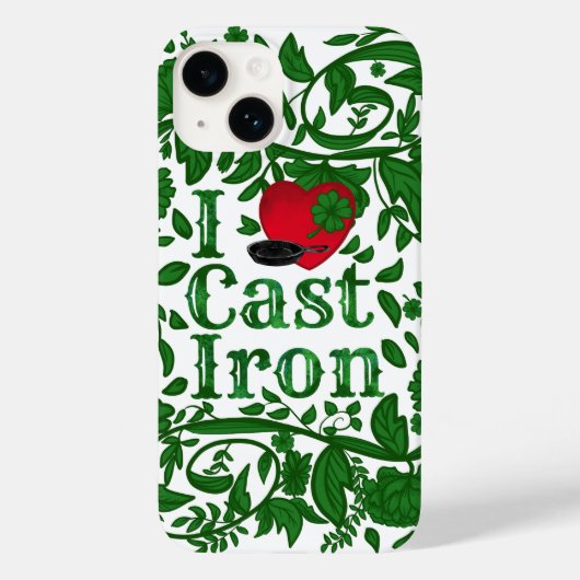 幸運な検索キャスト鉄iPhoneケース Case-Mate iPhoneケース (裏面)