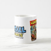 幸運な漫画のマグ コーヒーマグカップ (中央)