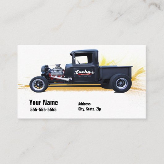 幸運な犬 名刺 (正面)