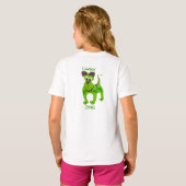 幸運な犬 Tシャツ (裏面フル)