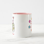 幸運な猫 ツートーンマグカップ (中央)