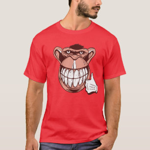 幸運な猿 Tシャツ