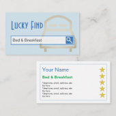 "幸運な発見" B&Bの名刺 名刺 (正面/裏面)