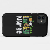 幸運な看護師の聖パトリックの日 Case-Mate iPhoneケース (裏面(横))
