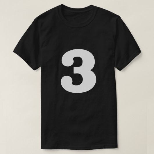 幸運な第3 Tシャツ (デザイン正面)