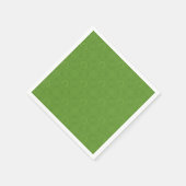 幸運な緑のアイコンのパターン スタンダードカクテルナプキン (角)