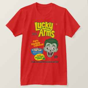 幸運な腕の穀物 Tシャツ