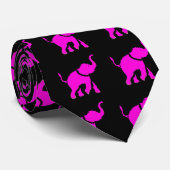幸運な象のタイ ネクタイ (ロール)