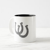 幸運な蹄鉄 ツートーンマグカップ (正面左)