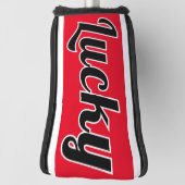 幸運な運転者のゴルフクラブ頭部カバー ゴルフヘッドカバー (回転90)