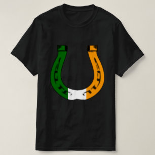 幸運な馬蹄アイルランド人 Tシャツ