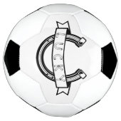 幸運な馬蹄幸運 サッカーボール (回転)