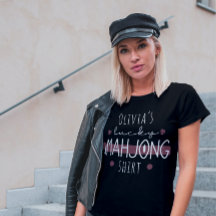 幸運な麻雀シャツ