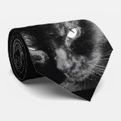 幸運な黒猫は見ています ネクタイ (ロール)